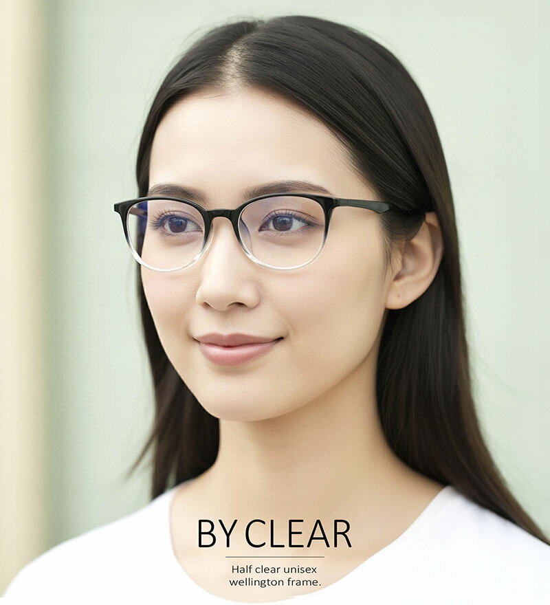 【ブルーライトカット 中近両用メガネ】バイクリア 1503［全額返金保証］ブルーライト 老眼鏡 カット ..