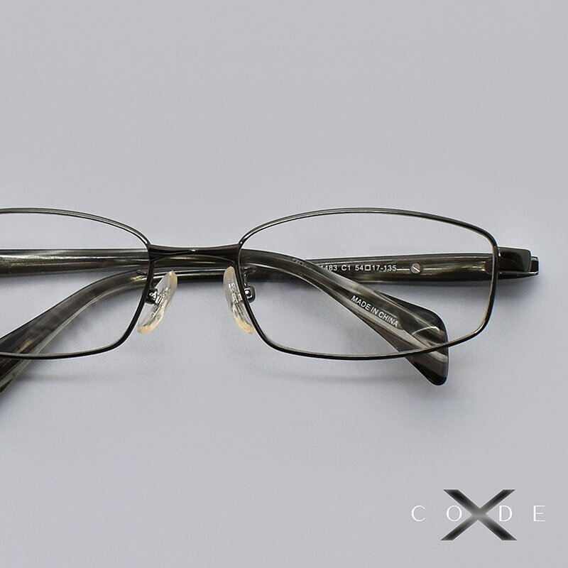 度付き/度なし/メガネ/ エックスコード M1483 乱視 矯正 対応 おしゃれ 男性用 メンズ 眼鏡