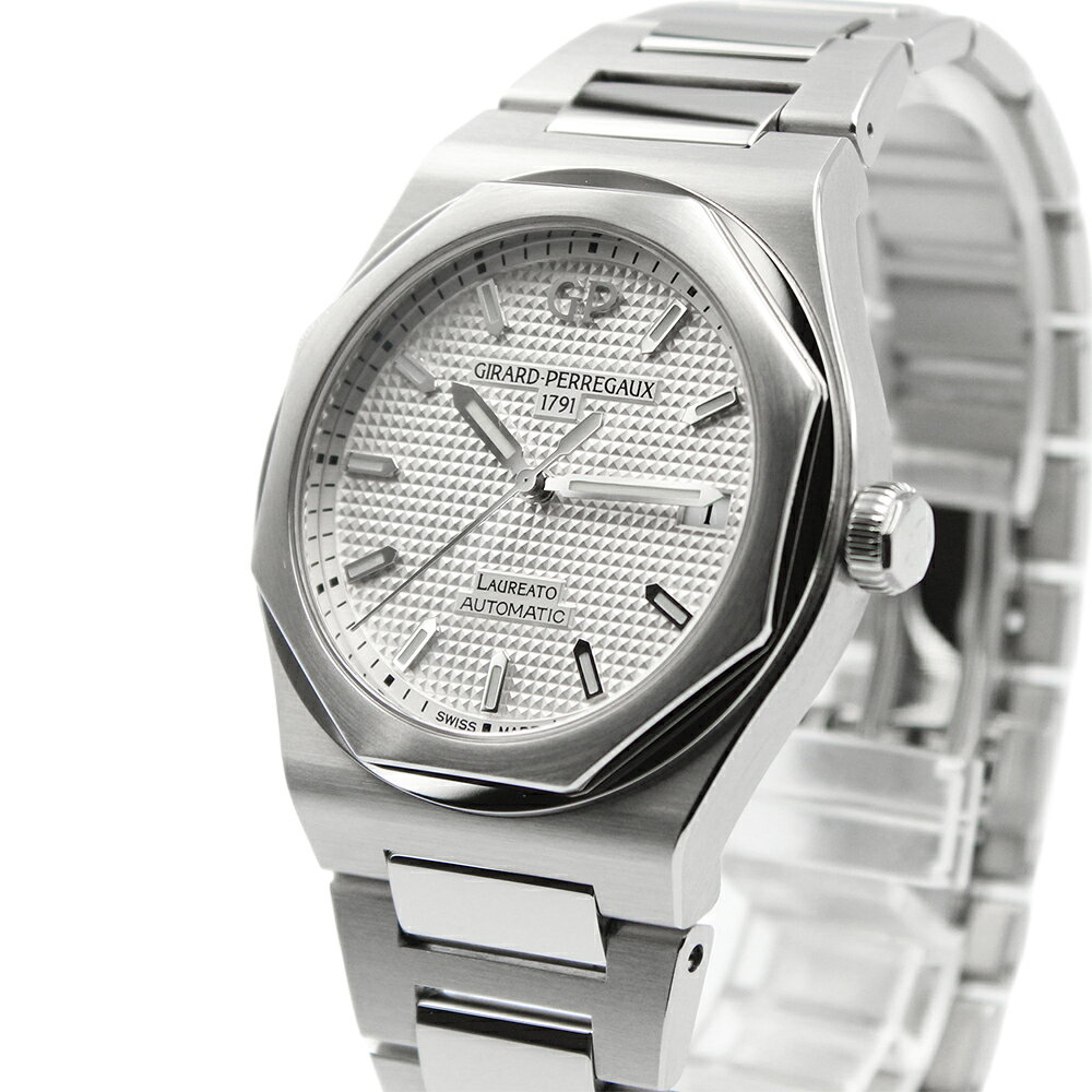 TIME GRACE GINZA 楽天市場店のジラールペルゴ ロレアート 81005-11-131-11A ホワイト GIRARD-PERREGAUX 中古 腕時計｜アングル2