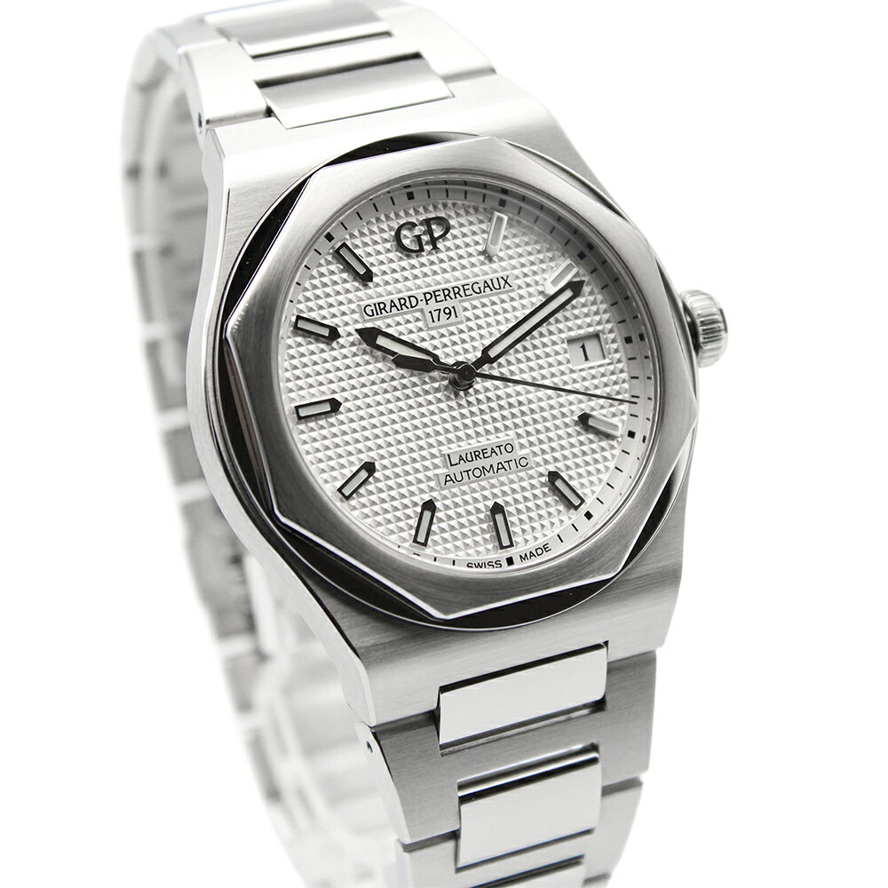 TIME GRACE GINZA 楽天市場店のジラールペルゴ ロレアート 81005-11-131-11A ホワイト GIRARD-PERREGAUX 中古 腕時計｜アングル3