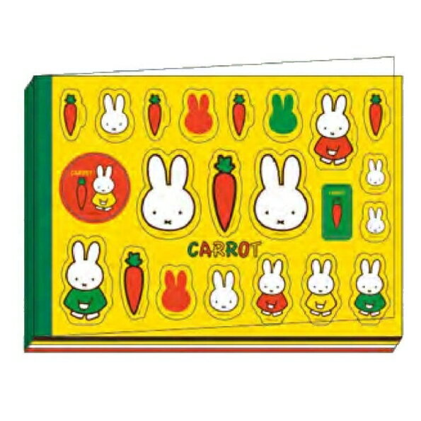 SQUARE スクエア ノート ・ miffy CARROT メモパッド 黄 キャロット a5 b5 方眼 罫線 横罫 無地 付箋 メモ帳 かわいい おしゃれ 小さい リング キャラクター スケジュール帳 手帳のタイムキーパー