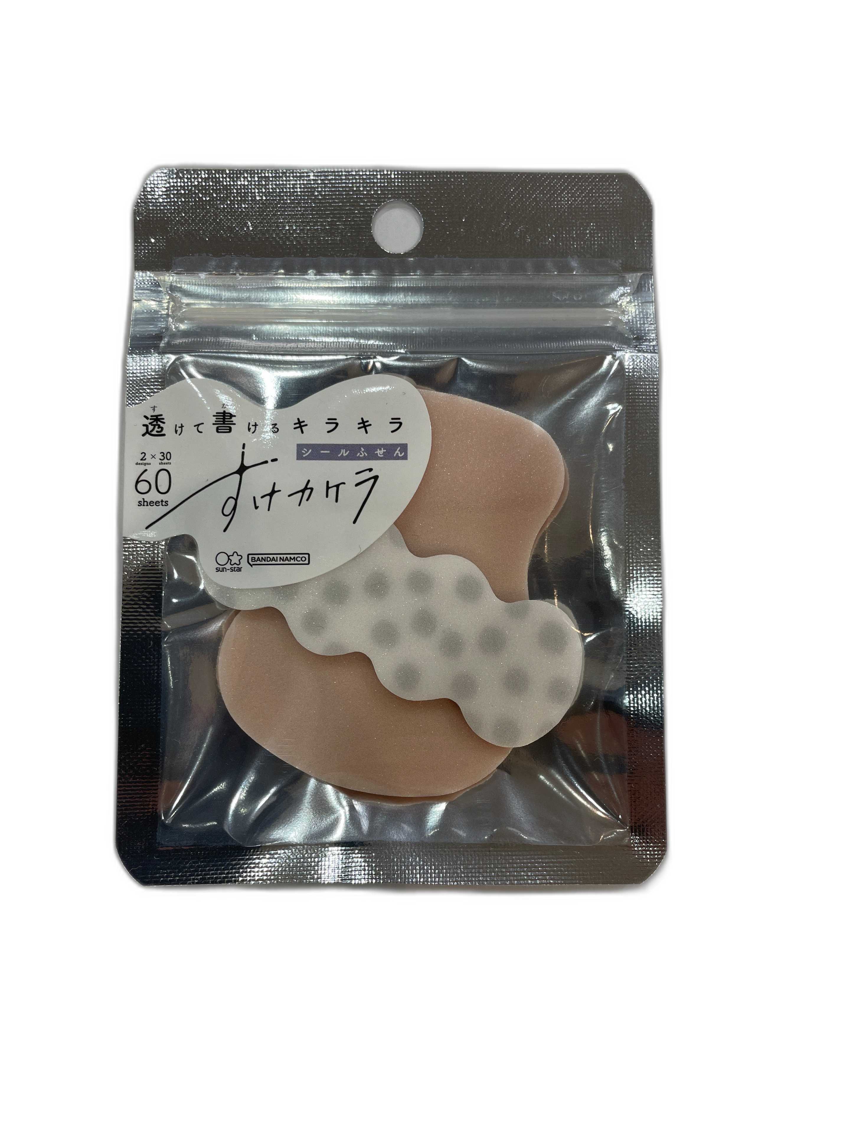 樂天商城 - サンスター文具 シールシールふせん すけカケラ キラキラ輝く！ドット柄シールふせん