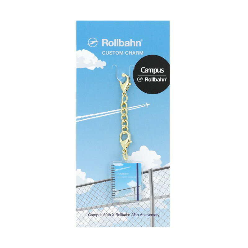 乐天商城 - Campus×Rollbahn ロルバーン チャーム 屋上 ライトブルー コラボ 限定 デルフォニックス コクヨ アクセサリー