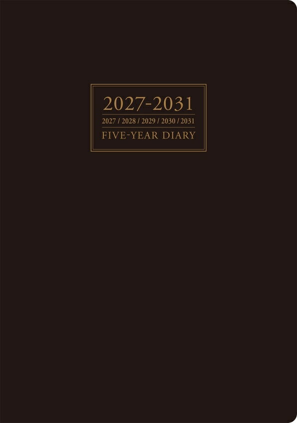  TAKAHASHI 高橋書店 2027 1月始まり 手帳 A5 No.61 5年卓上日誌 茶 A5 高橋 手帳 2027年 ビジネス 定番 シンプル 手帳カバー かわいい とじ手帳 日記 スケジュール帳 手帳のタイムキーパー