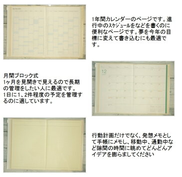 MARKS マークス 2019年1月始まり(2018年12月始まり) 手帳 月間式(月間ブロック) B6 ワンダーベア 小物　大人かわいい　おしゃれ　可愛い　リフィル　ほぼ 日　干支 スケジュール帳 手帳のタイムキーパー