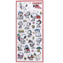 KAMIO JAPAN カミオジャパン シール ・ キャンディーライクステッカーズ ファミリー ピーナッツ キャラクター ぷっくりシール シール デコ スヌーピ...