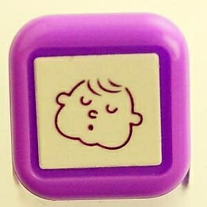 KODOMONOKAO こどものかお スタンプ ・ スケジュール浸透印 あかちゃん 赤ちゃん ベビー スタンプ台 インク かわいい キャラクター 手帳 イラスト...