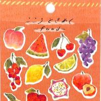 マインドウェイブ ココロトキメク　ステッカー　フード 81803 フルーツ | 果物 かわいい 水彩タッチ 手..