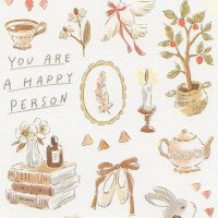 アンニュイステッカー シール はなのかおり 女の子 コラージュ デコ 82087 |