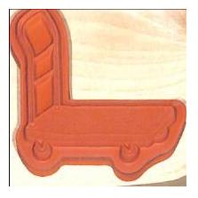 手帳のタイムキーパーのこまけいこ スタンプ 台車 木製スタンプ #creating stamp life / スタンプ 台車スタンプ 木製スタンプ こまけいこ シンプル線画 ユニーク イラストスタンプ 手帳デコ 文房具 ナチュラル 台車柄 ハンドメイド 徳島弁風スタンプ｜アングル3