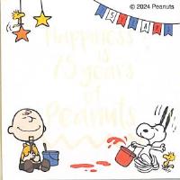 カミオジャパン スクエアフセン ミンナデパーティ / ピーナッツ ふせん スヌーピー 75周年 PEANUTS メモ キャラクター