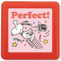 乐天商城 - スヌーピー 浸透印 スタンプ Perfect / ピーナッツ かわいい 評価印