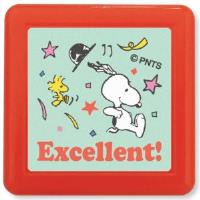 Rakuten - スヌーピー 浸透印 スタンプ Excellent / ピーナッツ キャラクター 文房具 教師向け