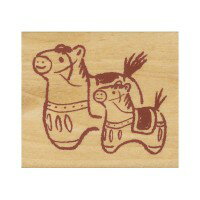 こどものかお こどものかお ニューイヤースタンプ　親子馬 11294006 |