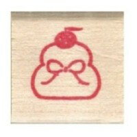 Rakuten - こどものかお こどものかお ニューミニワンポイントスタンプ 11021084 鏡餅 |