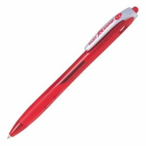 ボールペン　レックスグリップ　極太　レッド : (株)パイロット : Ballpoint pen Rexgrip extra thick red : 4902505273438