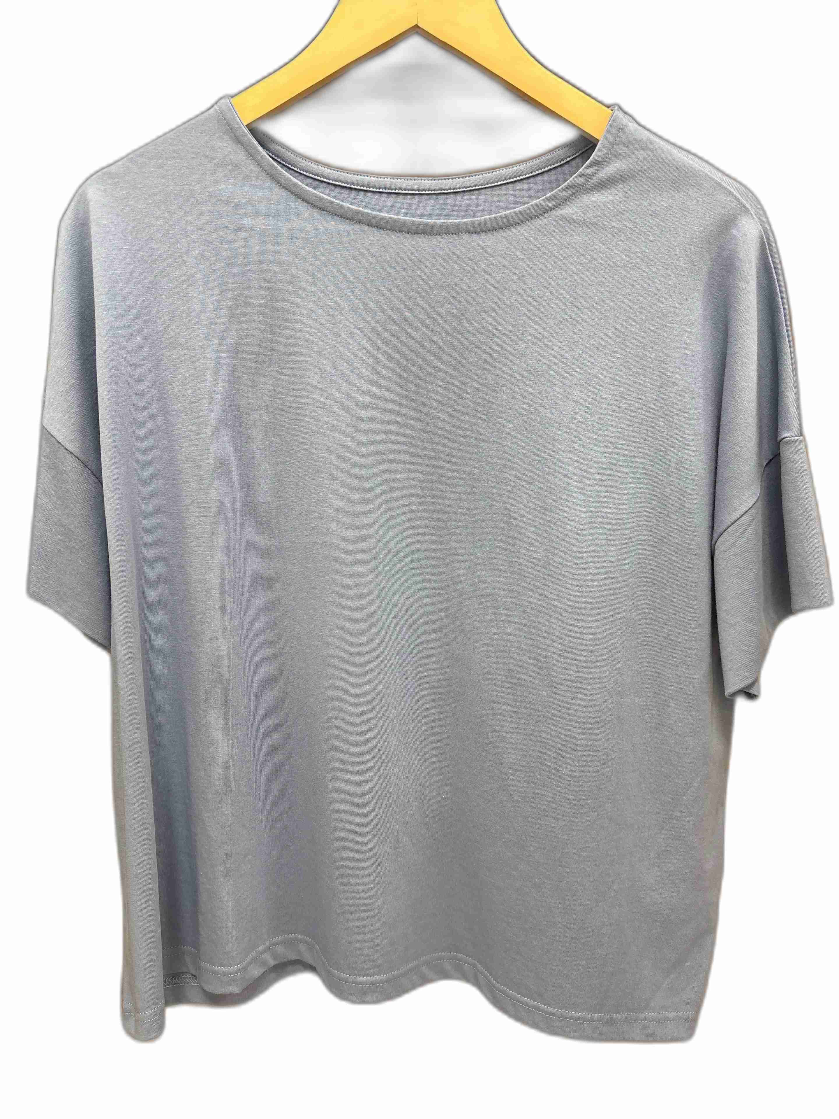 乐天商城 - 着心地抜群！シンプルプレーティングTシャツ