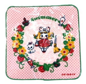 乐天商城 - ミニタオル SWIMMER まじょっこいちご魔法陣 /