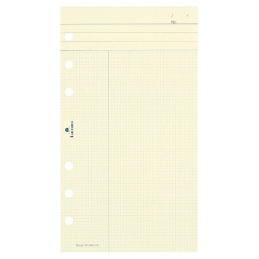 ASHFORD アシュフォード システム手帳リフィル バイブル(6穴) ログリーフ バイブル 6穴 M5 ポケット シ..