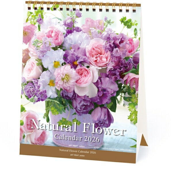 Other - APJ アートプリントジャパン 2026 1月始まり カレンダー H194×W150 CL 060 卓上 カレンダー ナチュラルフラワー 花 デザイン おしゃれ 大人かわいい シンプル スケジュール帳 手帳のタイムキーパー