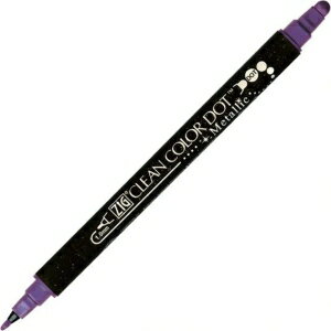 樂天商城 - 呉竹ZIGクリーンカラードットメタリックバイオレット : (株)呉竹精昇堂 : Kuretake ZIG clean color dot metallic violet : 4901427314823
