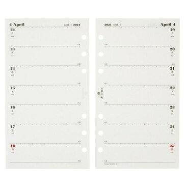 ASHFORD アシュフォード 2023 年 1月始まり システム手帳リフィル バイブル(6穴) 見開き2週間式 BIBLE 0219 かわいい ノックス ナローサイズ a5 6穴 a4 手帳 ミニ6 バレットジャーナル ライフログ