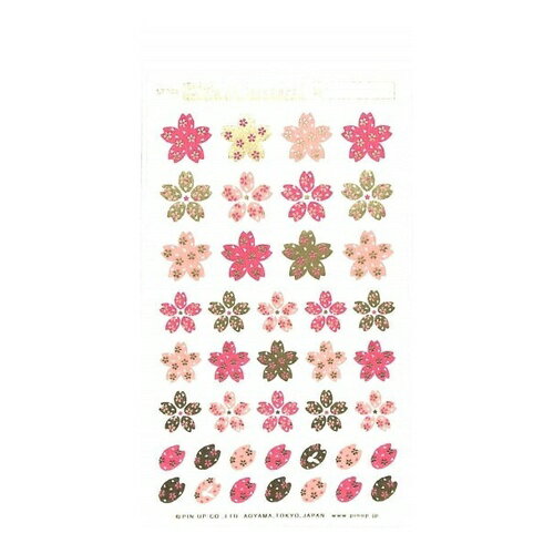 PIN UP ピンナップ シール ・ 和風ステッカー桜3 シール帳 福袋 スケジュール デコ...