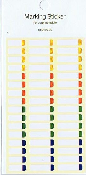 DELFONICS デルフォニックス シール ・ マーキングステッカー シール帳 福袋 スケジュール デコ ステッカー ダイアリー 動物 アニマル キャラクター ディズニー スケジュール帳 手帳のタイムキーパー