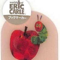 学習研究社 E/C ブックマーカー りんご / はらぺこあおむし しおり フルーツ柄