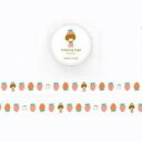 PAPIER PLATZ パピアプラッツ mizutamaマスキングテープ スケジュール帳 手帳のタイムキーパー果物 フルーツ かわいい パンダ 水玉 うさぎ