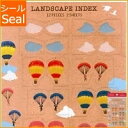 ORANGE AIRLINES オレンジエアライン シール ・ Favorite Stickers - Index Sky デザイン文具 スケジュール帳 手帳のタイムキーパーの商品画像