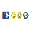 ビーエスエス ミッフィー miffy フレークシール(うさこちゃん) / ミッフィー ステッカー シールセット かわいい うさぎ キャラクター 天使 女の子 黄色 赤 青 緑 シンプル ナチュラル 文房具 デコレーション 手帳 アルバム ギフト用 メッセージカード 癒し系