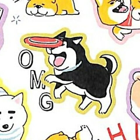 MINDWAVE マインドウェイブ シール ・ バンバンッポ 柴犬 シール帳 福袋 スケジュール デコ ステッカー ダイアリー ごほうび 花 アルファベット スケジュール帳 手帳のタイムキーパー