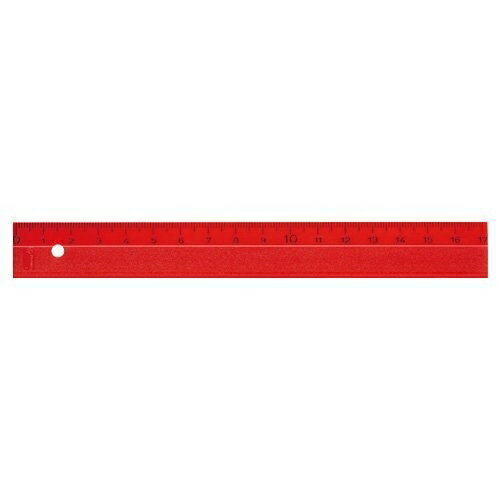 RAYMAY レイメイ 文房具 ・ KUMルーラー レッド 物差し 定規 17cmかわいい 透明 さし 物差し 定規 15cm 30cm かわいい 透明 さし ...