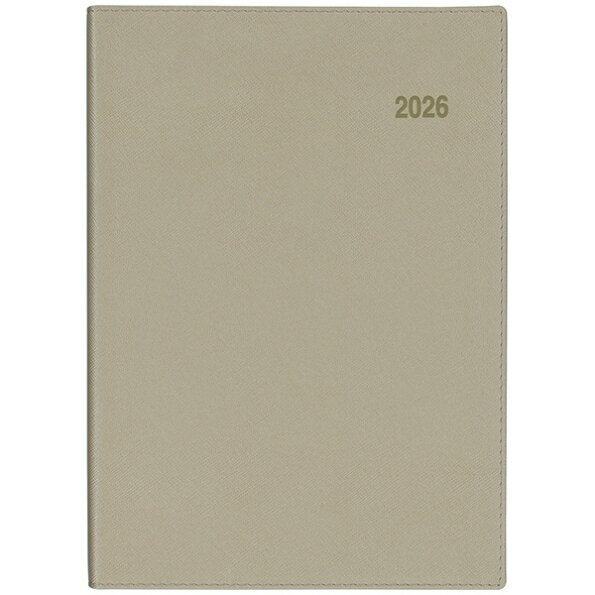 HAKUBUNKAN 博文館新社 2026 1月始まり 手帳 A5 791 SD-21 Indexプランナー ベージュ インデックス 手帳 diary 博文館 日記　デザイン 手帳カバー ダイアリー ビジネス スケジュール帳 手帳のタイムキーパー