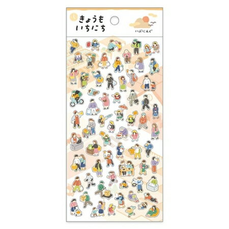 マインドウェイブ MIND WAVE きょうもいちにちステッカー いぶにんぐ 81936 /