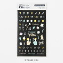 IROHA いろは出版 シール ・ BLOCK ALBUM デコレーションシール GHAD-03 THANKYOU シール帳 福袋 丸 おしゃれ アルバム デコ...