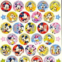 BEVERLY ビバリー シール ・ ビバリー/ミッキー&フレンズごほうびシール スケジュール帳 手帳のタイムキーパー