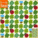RYU-RYU リュリュ シール サークルシールクローバー てんとう虫 はち