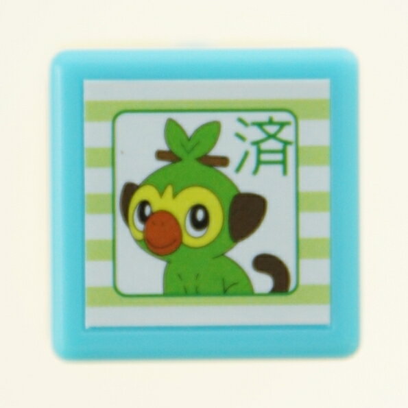 乐天商城 - KODOMONOKAO こどものかお スタンプ ・ ポケモン ミニポンスタンプ サルノリ 済 スタンプ台 インク かわいい キャラクター 手帳 イラスト 6mm ごほうびスタンプ 事務 先生 スケジュール帳 手帳のタイムキーパー