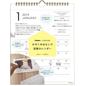 GAKKEN 学習研究社 2019年1月始まり 手帳 月間式(月間ブロック) A4 OHMカレンダー 壁掛け 小物 大人かわいい おしゃれ 可愛い リフィル ほぼ 日 干支 スケジュール帳 手帳のタイムキーパー