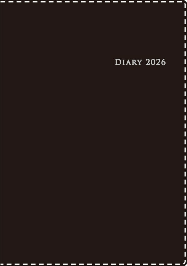 【予約★2月中旬発送】 TAKAHASHI 高橋書店 2026 4月始まり 手帳 A5 No.961 デスクダイアリー カジュアル 1 黒 高橋 手帳 2026年 ビジネス 定番 シンプル 手帳カバー かわいい とじ手帳 日記 スケジュール帳 手帳のタイムキーパーの商品画像