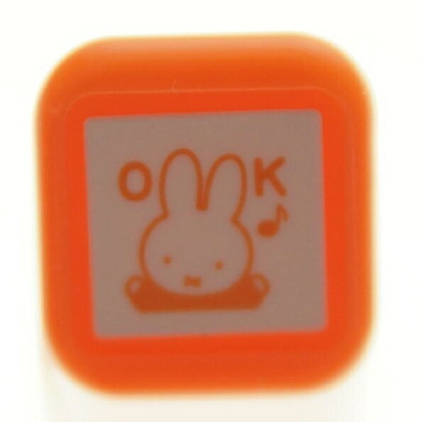 Rakuten - KODOMONOKAO こどものかお スタンプ ・ ブルーナワンポイント浸A OK ミッフィー スタンプ台 インク かわいい キャラクター 手帳 イラスト 6mm 5個 3個 ごほうびスタンプ　事務　先生 スケジュール帳 手帳のタイムキーパー