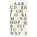 CLOTHES-PIN クローズピン シール ・ ふち箔クリア 文字シール 英文字 黒金ミックス シール帳 福袋 丸 おしゃれ アルバム デコレーション ハート...