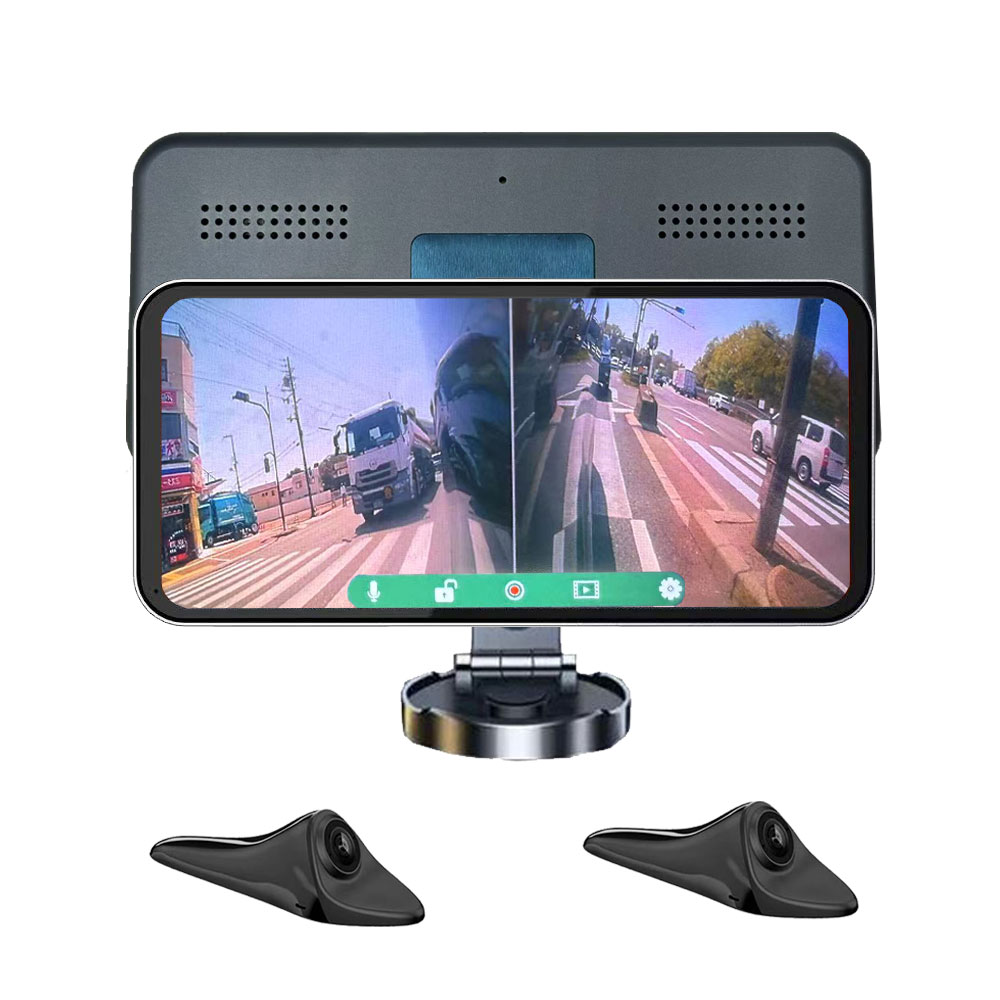 電子サイドミラー　サイドカメラ サイドビュー 電子アウターミラー　レンズ可動式　画面切替　2分割画..