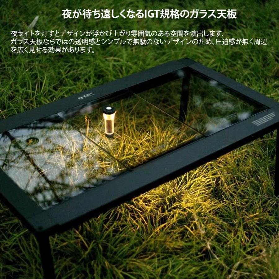 IGT天板 1ユニット天板 ガラス天板 透明 鋼化ガラス素材 カスタムパネル goal zeroと併用可能 ゴールゼロランタン予備穴 収納ケース付き