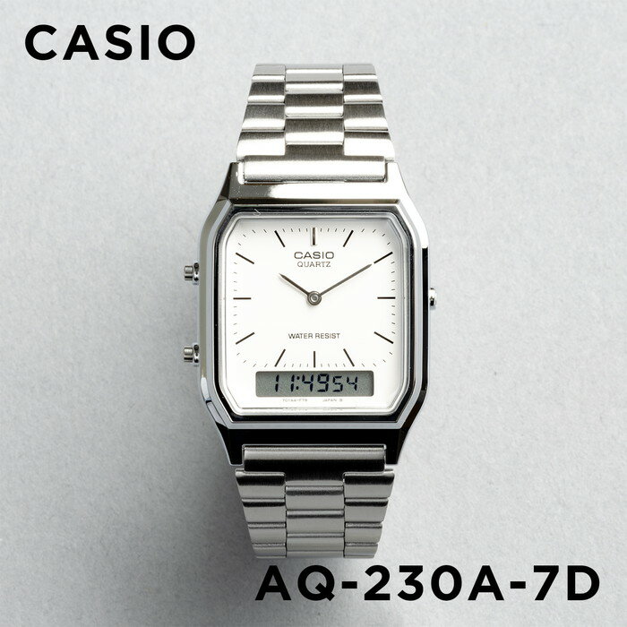 【10年保証】【日本未発売】CASIO STANDARD カシオ スタンダード AQ-230A-7DMQ 腕時計 時計 ブランド メンズ レディース キッズ 子...