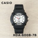 CASIO SPORTS カシオ スポーツ HDA-600B-7B 腕時計 時計 ブランド メンズ レディース キッズ 子供 男の子 女の子 チープカシオ チプカシ アナログ 日付 カレンダー 防水 ブラック 黒 ホワイト 白 送料無料