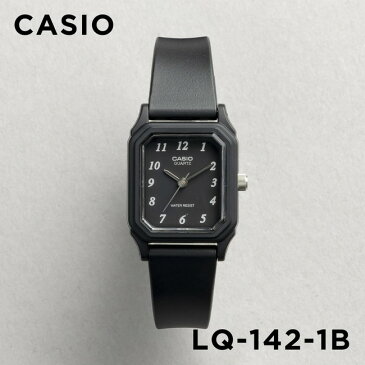 CASIO STANDARD ANALOGUE LADYS カシオ スタンダード アナログ レディース LQ-142-1B 腕時計 チープカシオ チプカシ プチプラ ブラック 黒 日本未発売