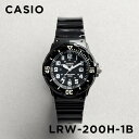 【並行輸入品】【10年保証】CASIO STANDARD LADYS カシオ スタンダード LRW-200H-1B 腕時計 時計 ブランド レディース キッズ 子供 女の子 チープカシオ チプカシ アナログ 日付 カレンダー アナログ 日付 カレンダー 防水 ブラック 黒 送料無料